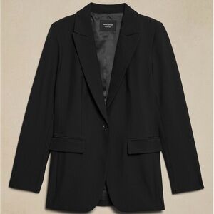 NWT Banana Republic Sculpted Suit Blazer, 14, Black